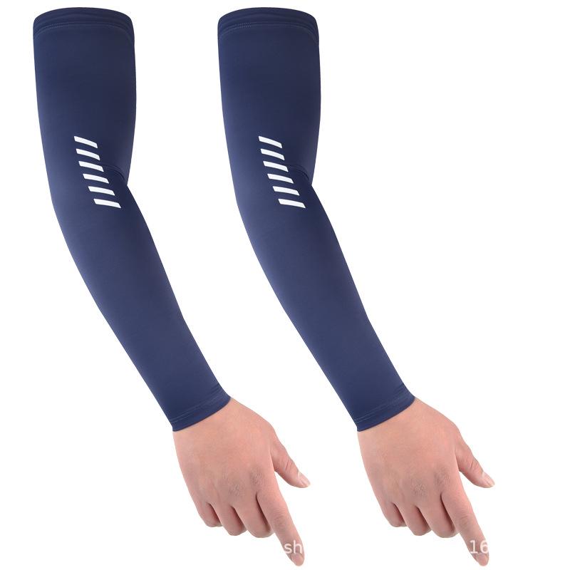 Plus Size Ice Silk Sun Protection Sleeves for Men - Summer Outdoor, Fishing, Cycling, Driving Arm Guards