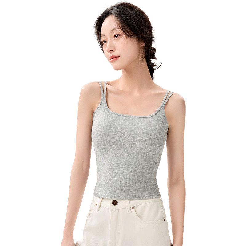 Bezešvá letní vesta bez rukávů s bočním krytím pro ženy