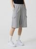 HANGTEN Unisex Double Face Cargo Bermuda Fit Pants_055(10570-037-405-07)