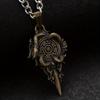 Retro Wheel Pendant With Snake Pendant Wheel Of Hecate Symbol Protective Amulet Brass Jewelry Gifts For Women