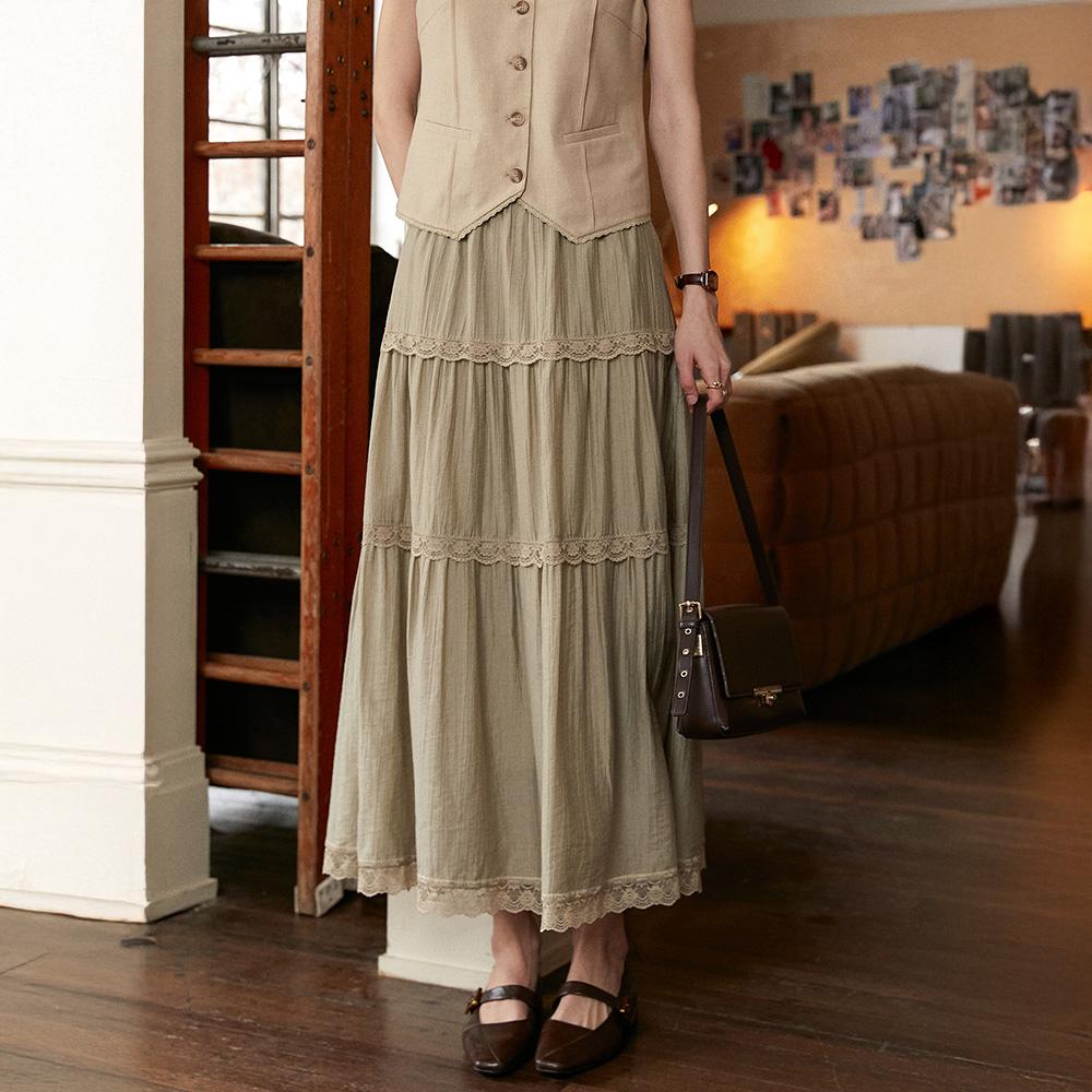 Simpeulleteulo Sr_French Old Lace Skirt