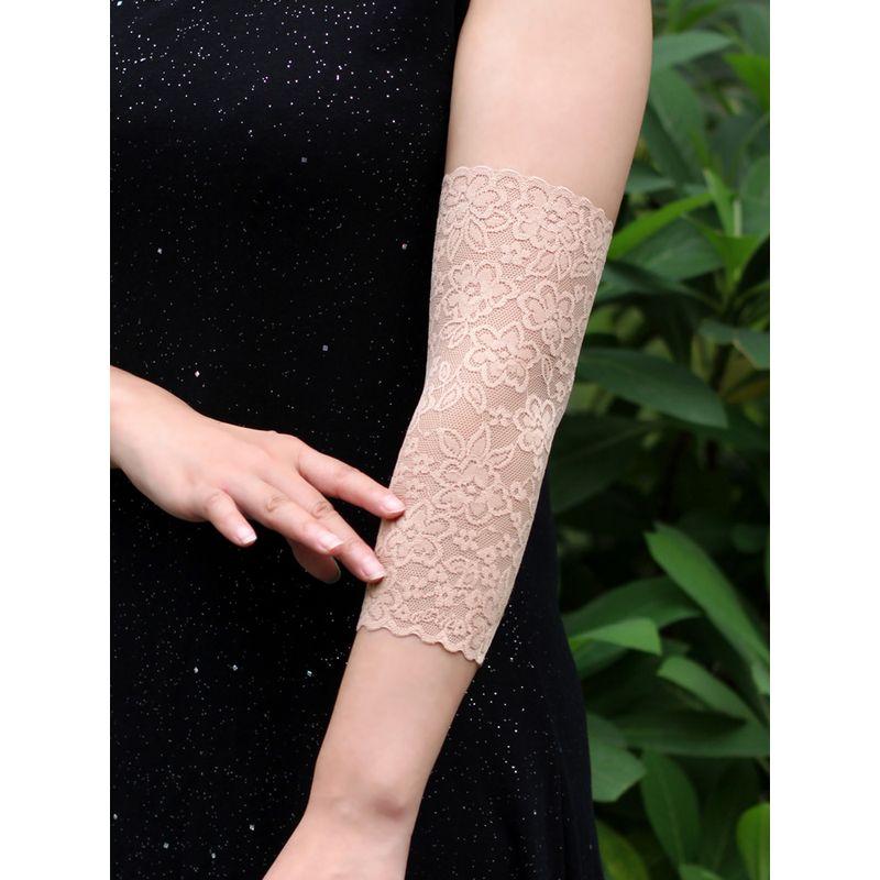 

Women s Lace Spring Long Elbow Pads Scar Cover up Gloves 03 paragraph one pair All yards
