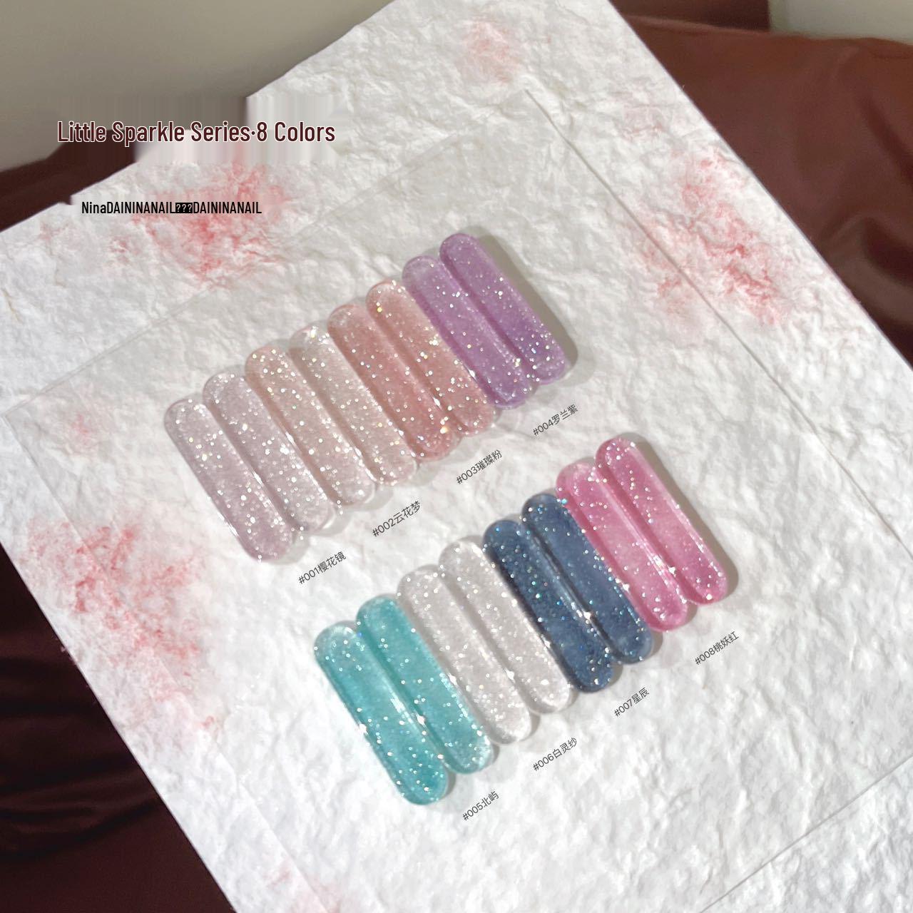 

2025 Spring/Summer Glitter Diamond Gel Polish: 8 Popular Colors for Dazzling Nail Art