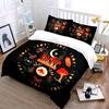 Mystical Mushroom Moon Decor Set Multiple Sizes Kid'S And Adults' Bedroom Exquisite 3Pc Bedding Set, Gift