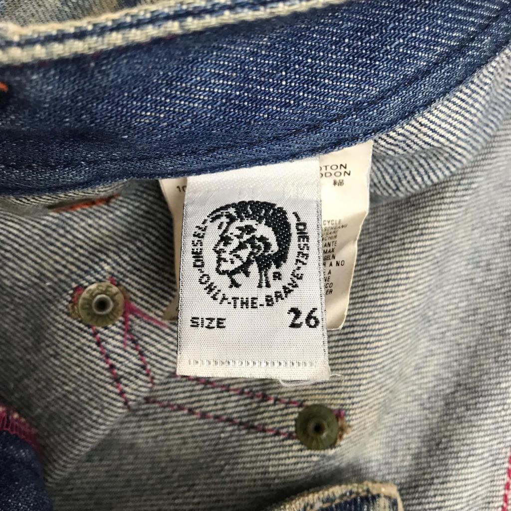 Diesel Dżinsy Niebieskie Damskie W26/M Długość nogawki wewnętrznej 77cm(UŻYWANY)