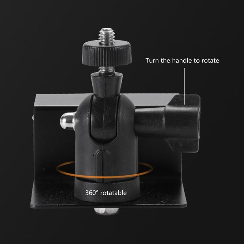 Sustainable Solar Panel Aluminum Bracket Rack Holder for Gutter Mounting Adjustable Angle Designing for Security Cameras