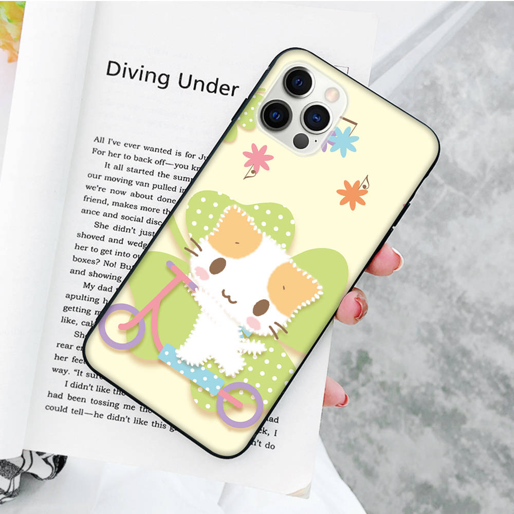 JZ25Cat SanrioBlack Sofe Case for Xiaomi Poco X6 X4 M5 M6 F5 F6 C65 C55 C50 C51 C40 Pro Redmi 14C A3X 13C 12C 11T 10A 9C Note 7 6 8A Plus