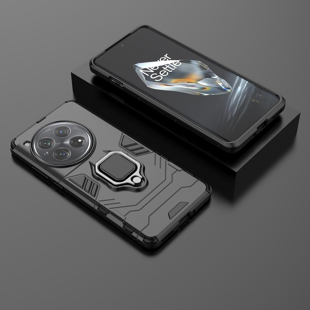Armor Shockproof Case For OnePlus 12 11R 10T 9R 9RT 8T 7T 6T Pro 5G Bumper Metal Ring Stand Back Cover