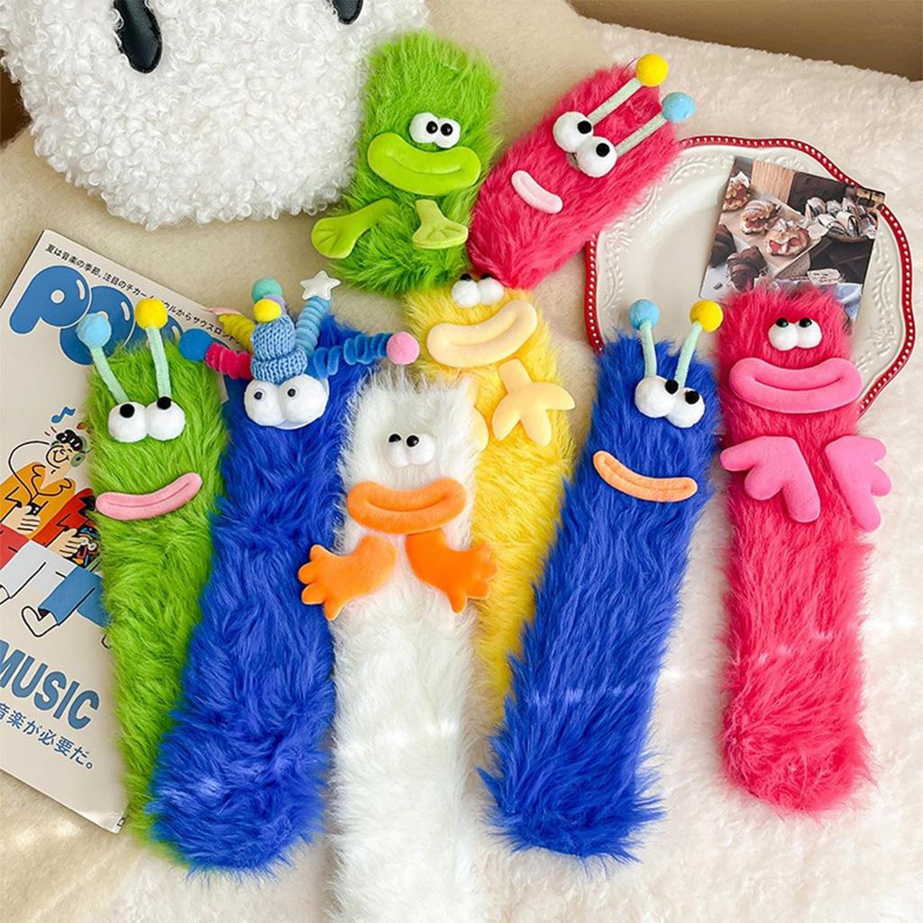 Funny Fuzzy Socks for Women Cute Fluffy Winter Floor Socks Warm Plush Home Socks Cozy Sleep Socks Thick Soft Sock
