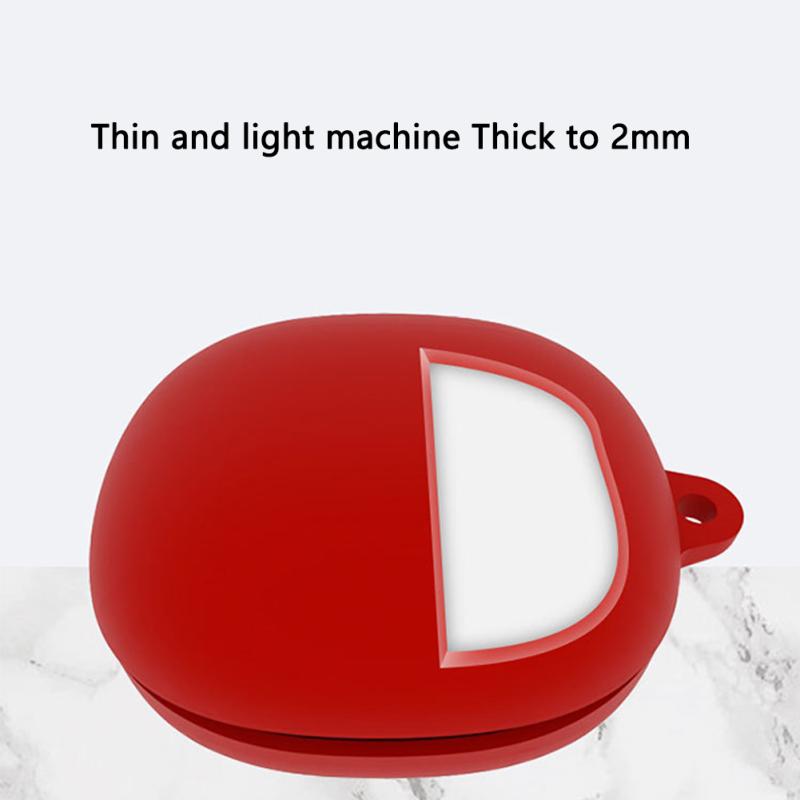 Silikon-Schutzhülle Drahtlose Bluetooth-Kopfhörer-Schutzabdeckung mit Karabiner Kompatibel für