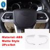 ABS Auto Steering Wheel Bottom Decor Frame Cover Trim For Toyota Land Cruiser 300 LC300  - 2025 Interior Refit Accessories