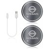ARE4  Car Luminous Coaster LED Ambiance Light For Nissan Qashqai Sylphy Tiida Altima Teana X-Trail Leaf Juke Sentra Accessories
