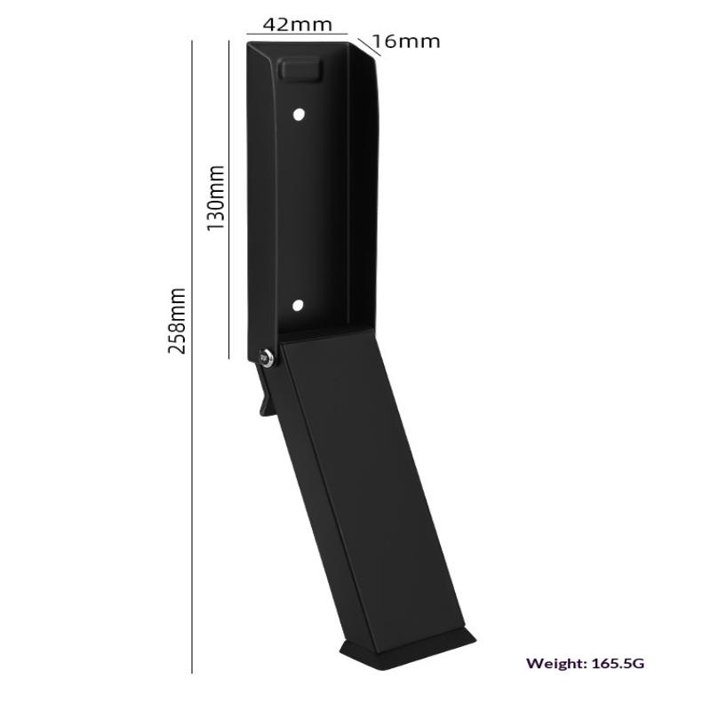 Door Stopper No Drill Windproof Easy to Install for Home Office Outdoor Porch with Free Mounting Kits