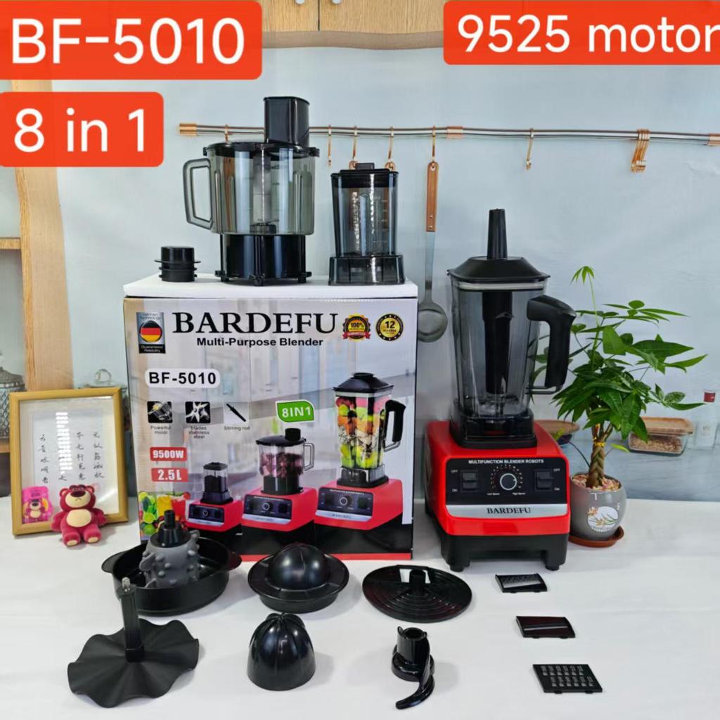 Grenzüberschreitender 4L 8-in-1 Hochleistungs-Edelstahl-Mixer: Mixer, Fleischwolf, Eiscrusher, Entsafter