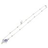Blue Eye Anklet Evil Eye Comfortable Cute Lucky Moon Fatima Hand Tassel Foot Chain for Women Parties