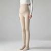 Leggings molletonnés de maternité: Coton Rayé, Collants de Soutien pour Printemps/Automne