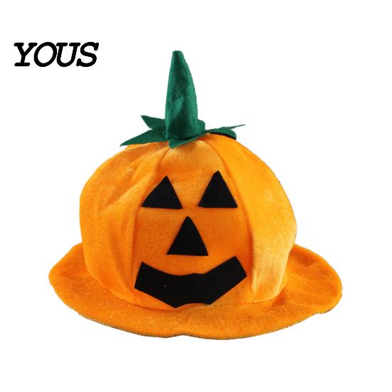 Comfortable Breathable Festival Hat Halloween Pumpkin for Kids Adults, Funny Plush Store Window Decor Witch Party Costume, Cosplay, Stage Performances