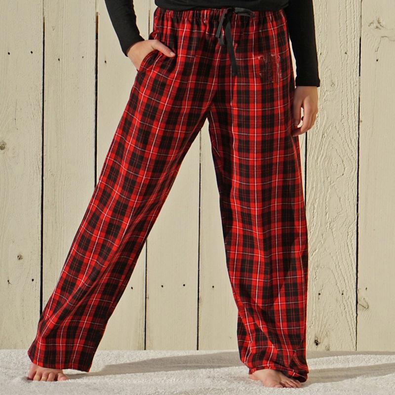 Couple Christmas Pants Red Black Plaid 
