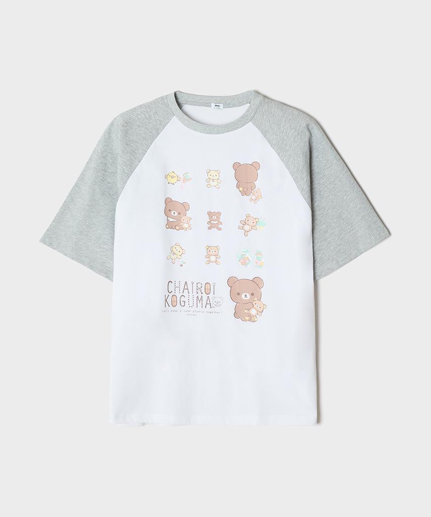 Seupao [Rilakkuma] Farbblock Kurzarm-T-Shirt_Sprlg37U08