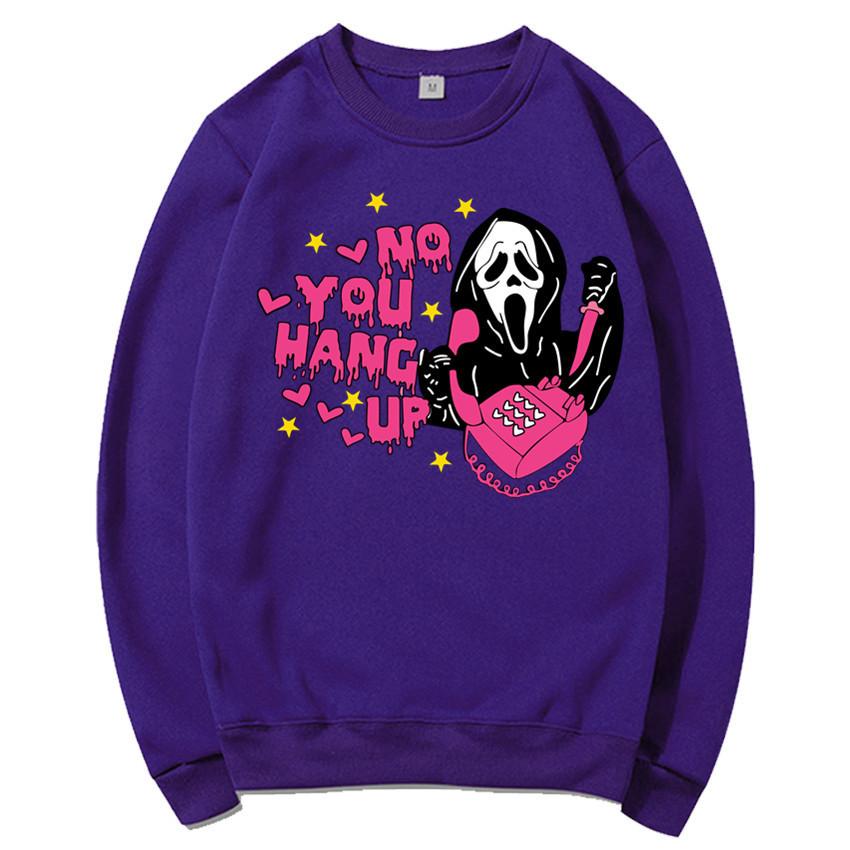 New Autumn and Winter Women's Clothing Crew Neck Fleece Sweater Crew Neck NOYOUHANGHP Letter Print