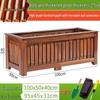 Outdoor Anti-Corrosion Wooden Planter Box