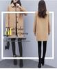 Women's Mid-Length Woolen Coat - 2025 Korean Style, Loose Fit, Plus Size, Slimming, Age-Reducing for Autumn/Winter