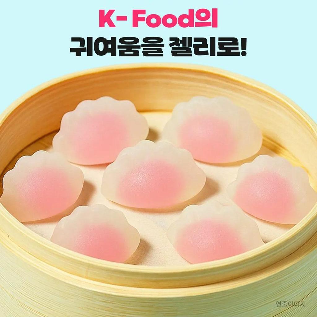 bibigo Oh My GAT Peach Flavor Jelly – 40g (1Pack / 3Packs)