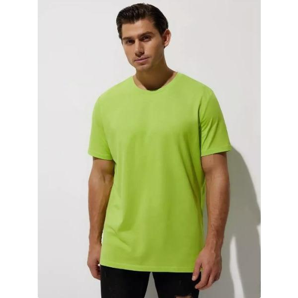 Men's Simple Basic Multi Color Daily Wear Top Solid Color Short Sleeve T-shirts