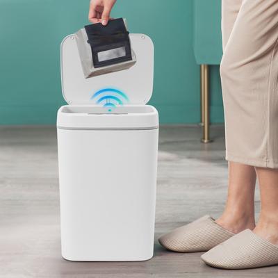 16L Intelligent Sensor Trash Can Waste Bin, Sensor Trash Can IPX5 For Kitchens, Bathrooms, Bedrooms, Living Rooms, Offices