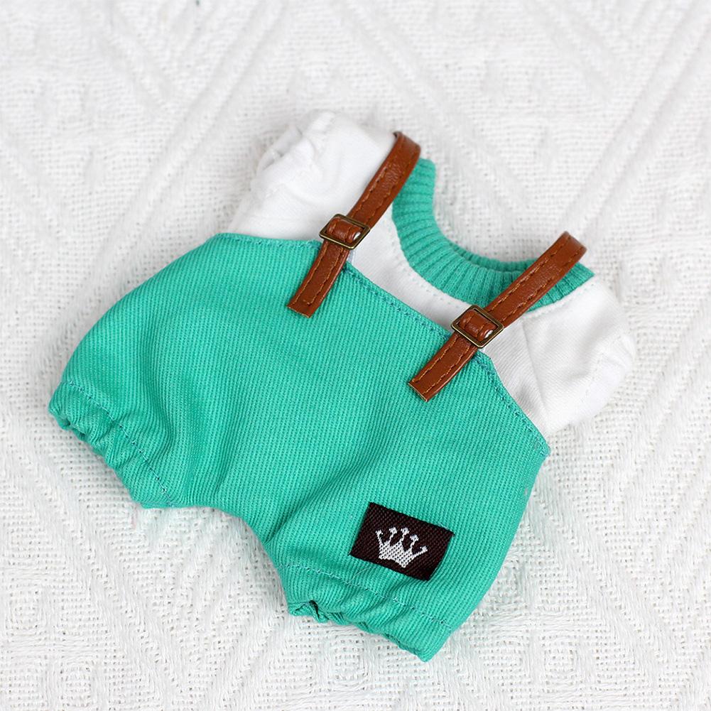 Για 17 εκ. Labubu Ρούχα κούκλας Μόδα Ρούχα Κούκλες Ρούχα κούκλα Ταίριασμα χρώματος Κουκούλες Κούκλες Αξεσουάρ Χαριτωμένη διακόσμηση Μικρά υφάσματα