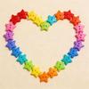 200Pcs Sewing Buttons with Two Hole Colorful Star Buttons For Handmade Crochet Craft Clothing Decorations Jewelry Making