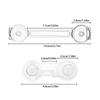 5 Stück Transparent Kühlschrank Schloss Schranktürschloss Multifunktioneller Schutz Kindersicherheitsschloss Schubladenschloss Einklemmschutz
