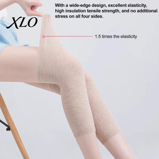 Breathable Joint Warmers Soft Knee for Cold Protection, Cotton Leg Sleeves, Anti Pain Relief Sleeves Slip Warmers, Elastic Thermal Pads Autumn Winter