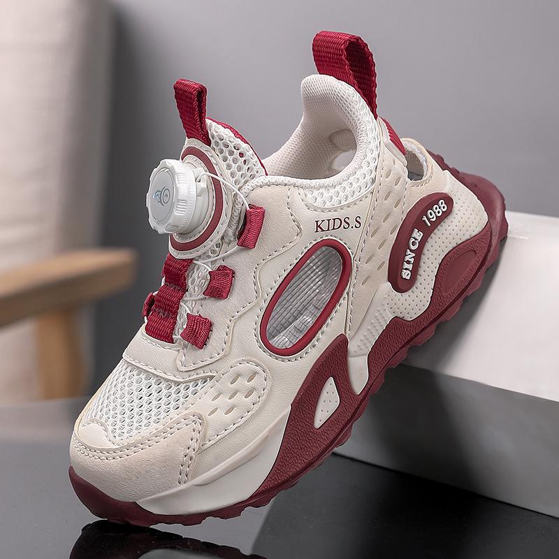 Girls' Summer Mesh Breathable Running Shoes - Casual Sports Footwear for Children