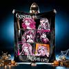 1pc Horror Ladies Blanket, Super Cozy Printed Home Blanket, All-Season Warmth
