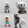 Charming Cuphead Plush Toys Cuphead Puphead And Bw Soft Stuffed Doll For Kids Gifts 25 Cm