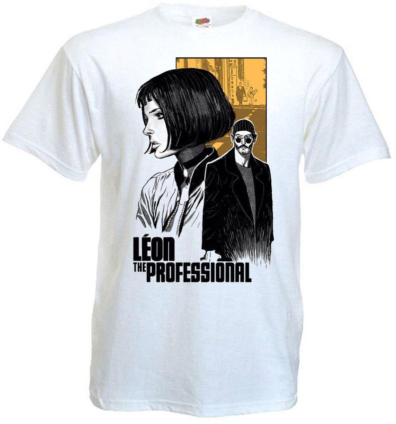 Leon Der Profi v8 T-Shirt weiß Filmplakat alle Größen S5XL