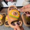PVC Cute Capybara Slippers Anti-slip Children's Bathroom Sandals  Vacation Travel