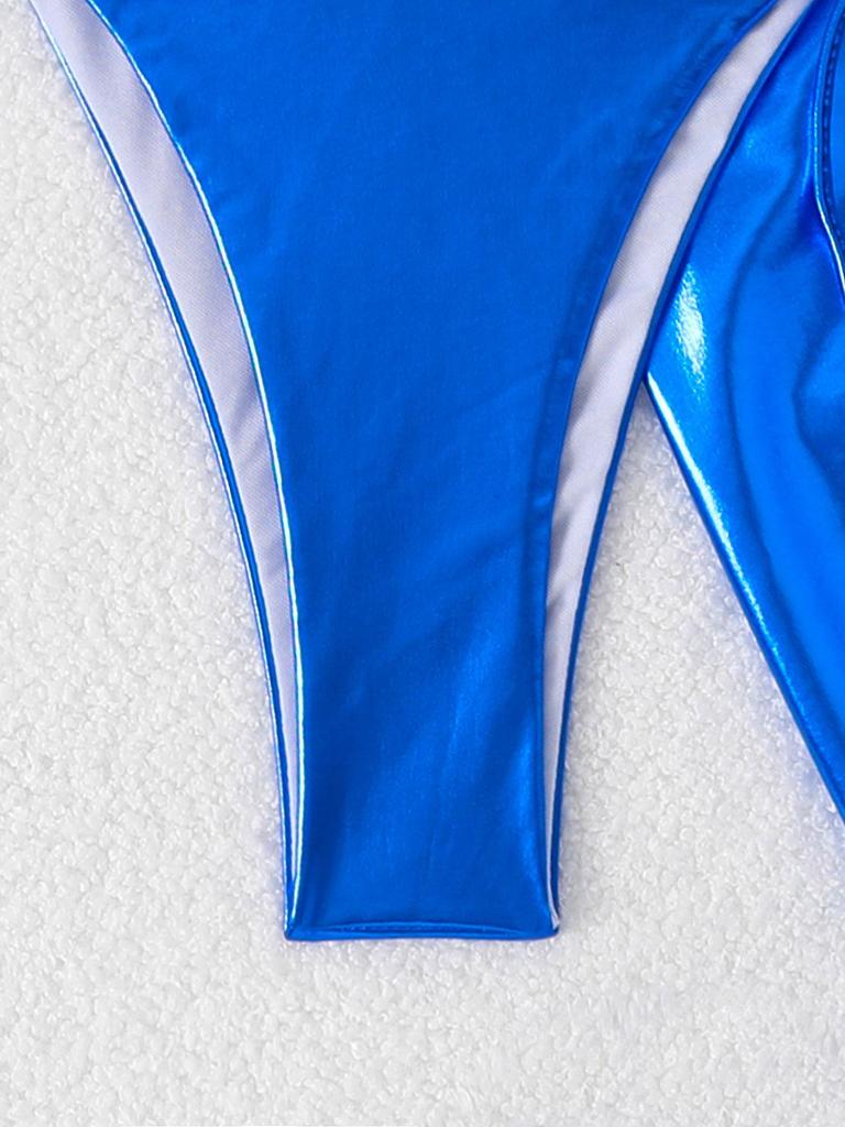 2026 European & American Cross-border Glitter Slim-fit Bikini Set - Sexy Nightclub Best Seller