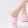 2Pairs Silicone Moisturizing Hand Gloves Foot Socks for Dry Cracked Feet Foot Care Socks Spa Pedicure Socks Massage Moisturizing Gel Gloves