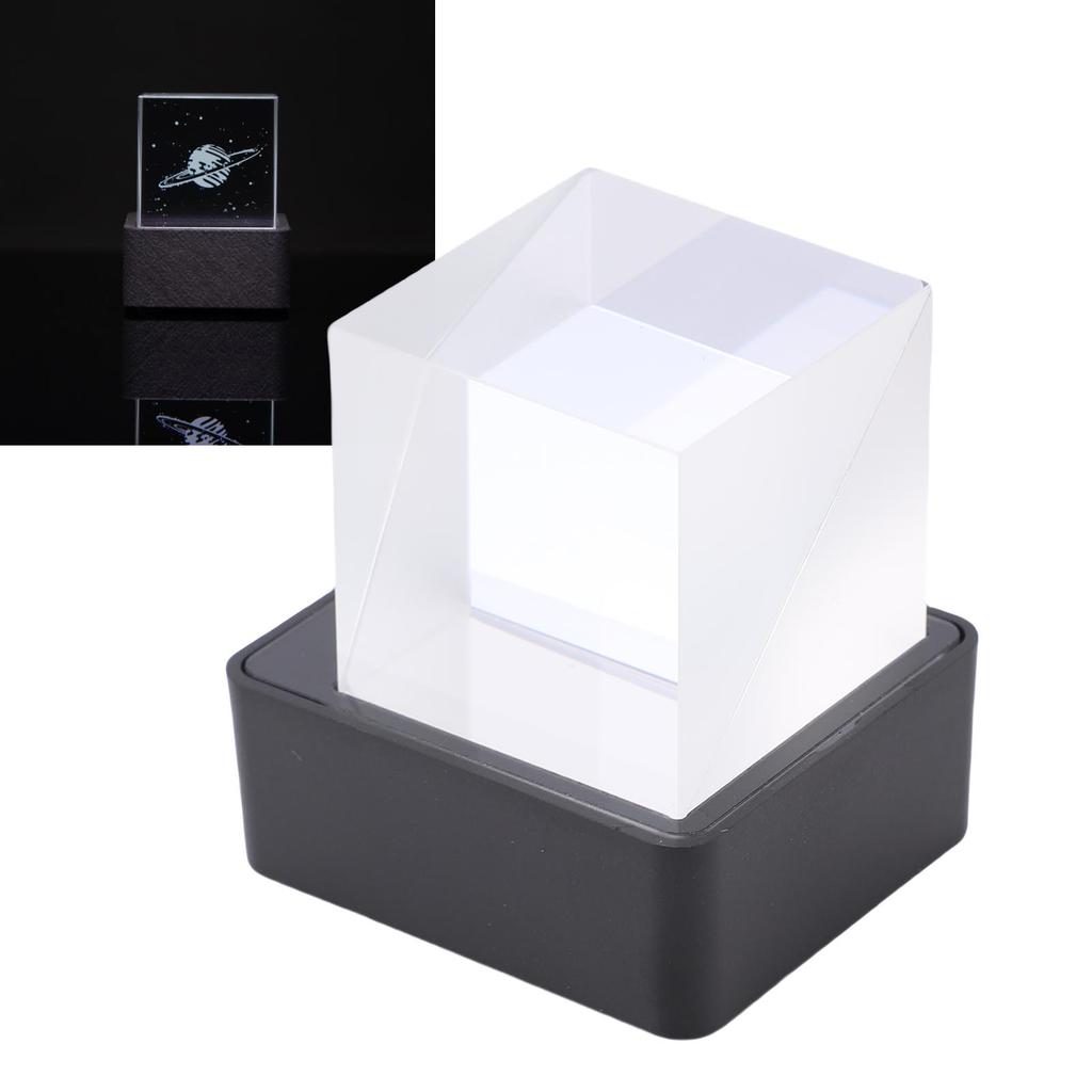 LED Holographic   3D Photo Display Smart  , and Digital Clock with GIF Animation and Electronic Photo Album Player for Desktop C