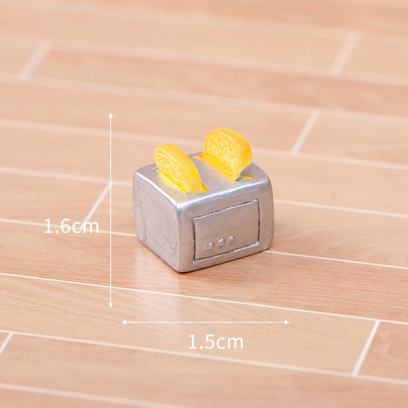 Cute Gourmet Pig Ornament Cartoon Piggy Figurine Car Desktop Decoration Micro Landscape Dollhouse Miniature Toy