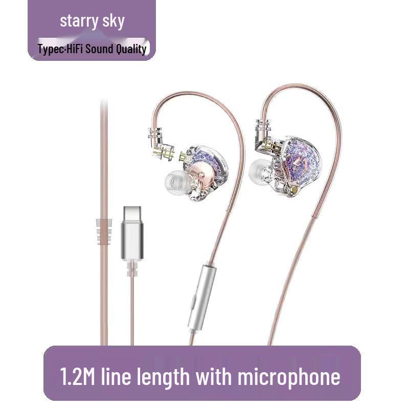 In-Ear Wired Hi-Fi Ear-Hook Headphones for Mobile, Singers, Gaming, Streaming, Studio Monitors, Sound Cards, In-Ear Monitors