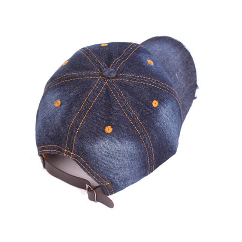 Denim Baseball Cap Women's Sun Hat Men's Hat Peaked Cap Sun Visor Hat
