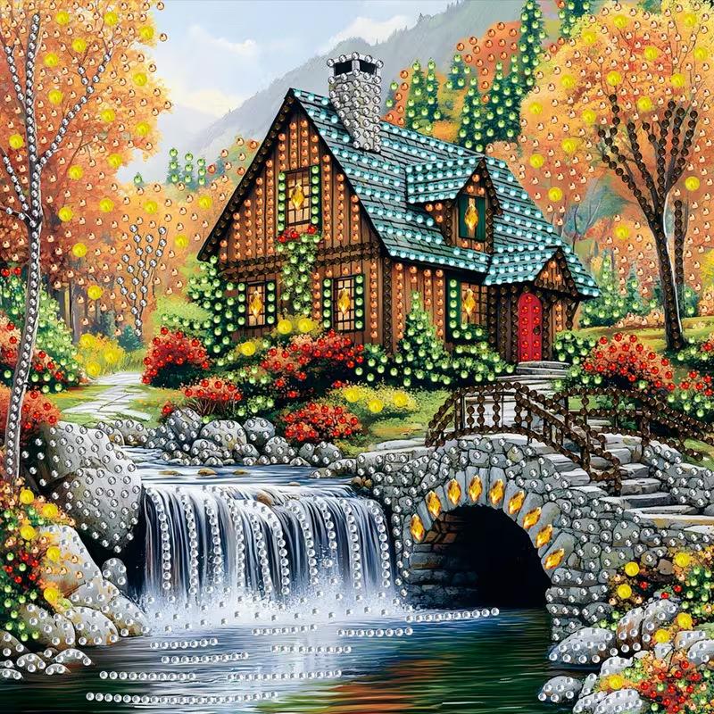 Diamond Painting Handmade DIY Diamond Painting Cartoon Square Living Room Bedroom Decorative Painting
