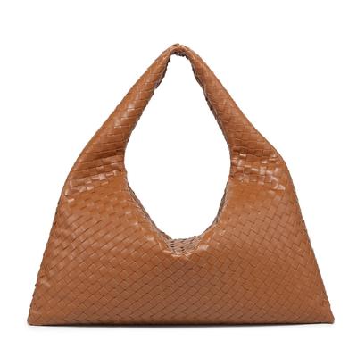 2024 Women's Large-Capacity Hand-Woven Tote Bags: Elegant European & American Underarm Style