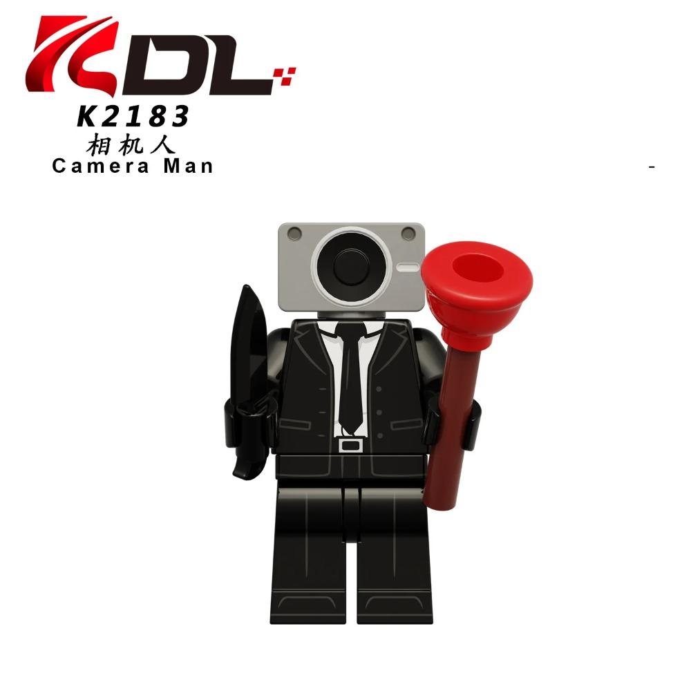Skibidi Toilet MOC Abstract Robot Building Blocks Compatible With LEGO Monitor TV Man Delicate Figures Mini Model Bricks Toys