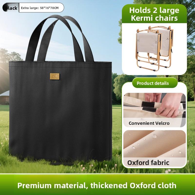 Kemite Outdoor Folding Chair Storage Bag Oxford Cloth Thickened Portable Handbag Large Capacity Camping Travel Organizer