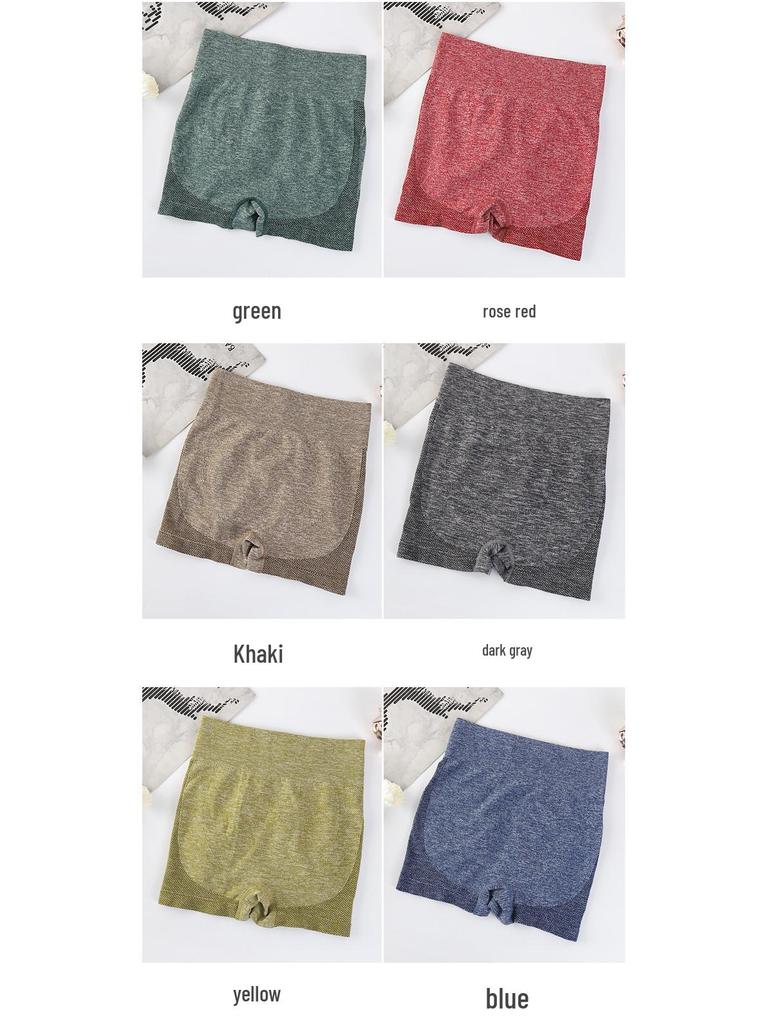 High-Waisted Fitness Shorts for Women - Seamless Stretchy Yoga and Cycling Peach Butt Shorts
