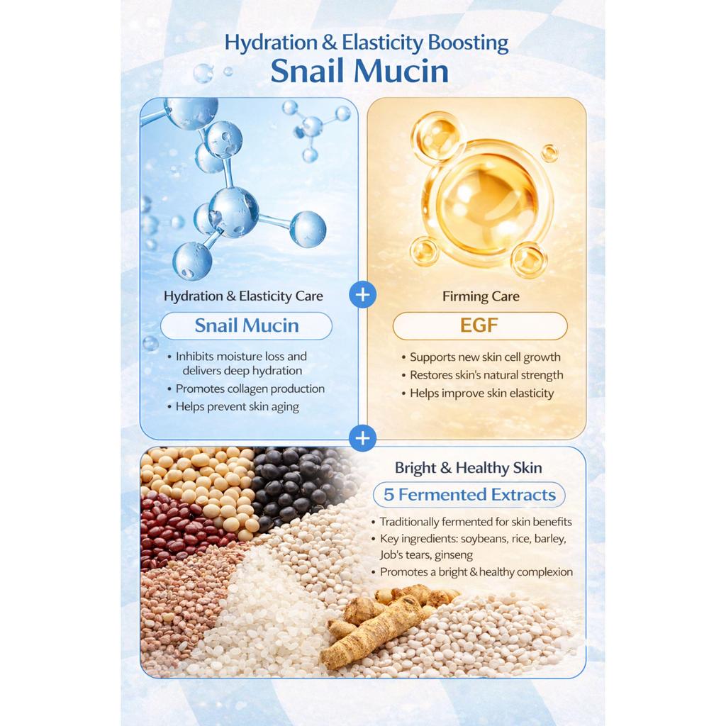 JAMINKYUNG [1+1] Crema Caracol Pink Snail Cream 50ml Set